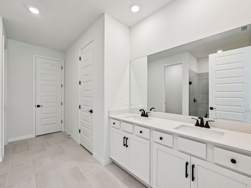 Furnished interior view inside a new home in Oakfield Trails - Signature Series, Parrish (Image 5).