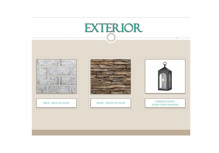 Sample of building materials used in homes in Sunset Reach, Castle Hayne (Image 3). Sample of building materials used in homes in Sunset Reach, Castle Hayne (Image 3).