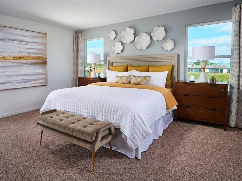 Furnished interior view inside a new home in The Reserve at Twin Lakes, St. Cloud (Image 9).