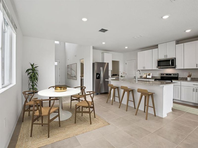 Furnished interior view inside a new home in Oakfield Trails - Premier Series, Parrish (Image 6).