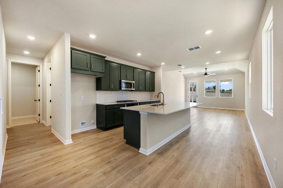 Furnished interior view inside a new home in Cannon Ranch, Dripping Springs (Image 13).
