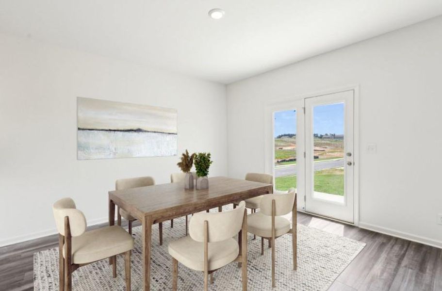 Furnished interior view inside a new home in Sunterra Lakes, Brookshire (Image 14).