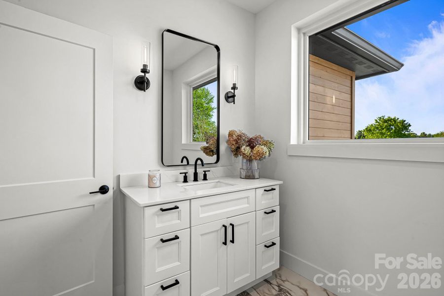 Furnished interior view inside a new home in , Flat Rock (Image 10).