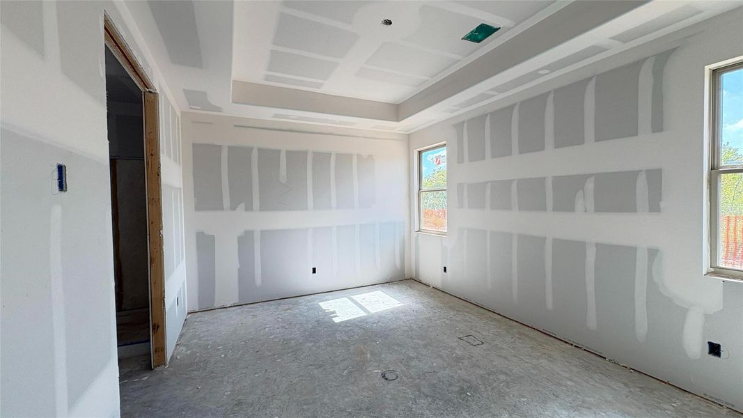 Actual progress of your home.