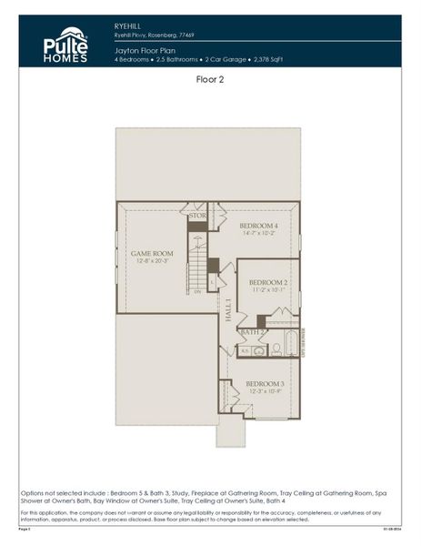2D floor plan layout of this home in Ryehill, Sugar Land, TX (Image 3). 2D floor plan layout of this home in Ryehill, Sugar Land, TX (Image 3).