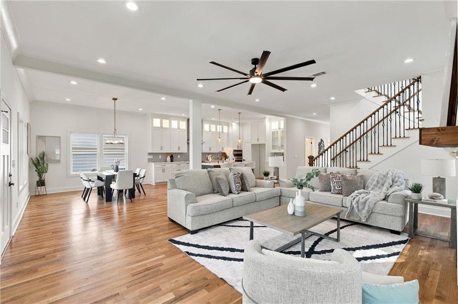 Furnished interior view inside a new home in , Avondale Estates (Image 14).