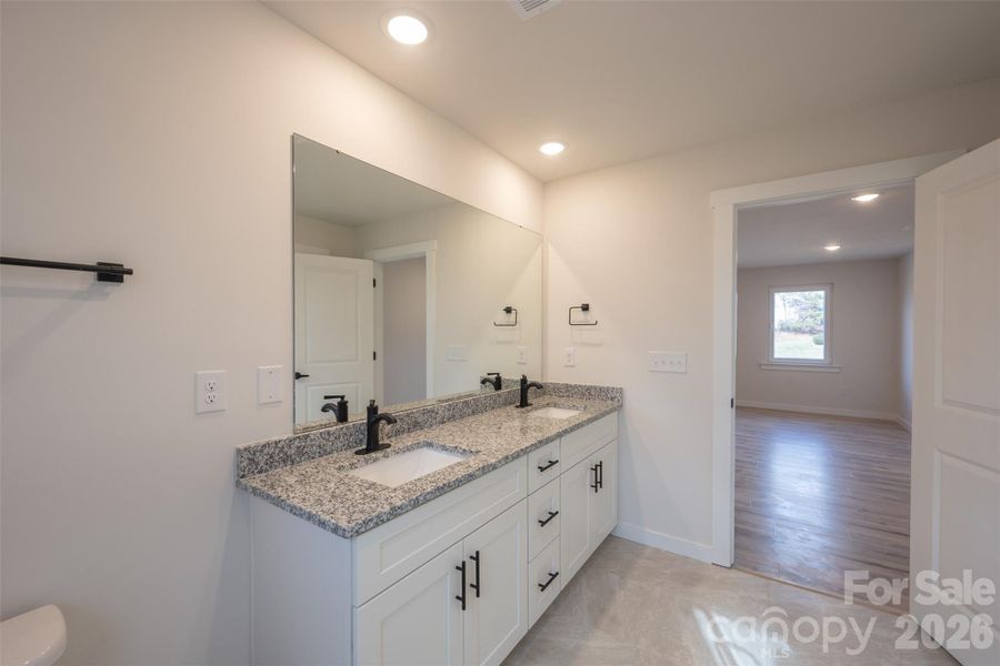 Furnished interior view inside a new home in , Hickory (Image 8).