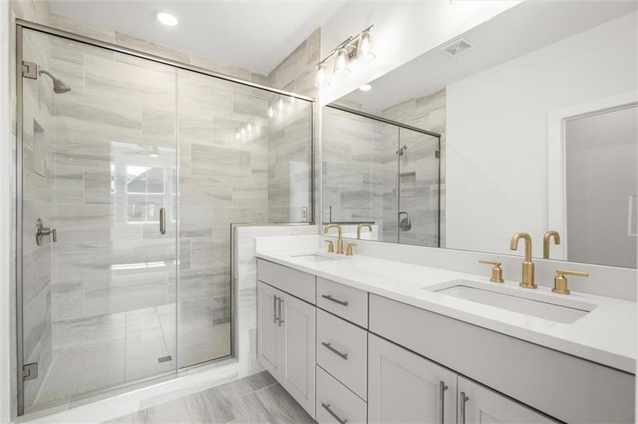 Furnished interior view inside a new home in The Gathering – Alpharetta, Alpharetta (Image 14).