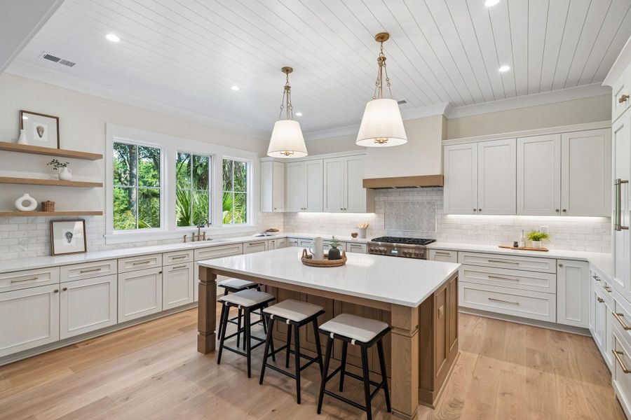Furnished interior view inside a new home in , Kiawah Island (Image 15).