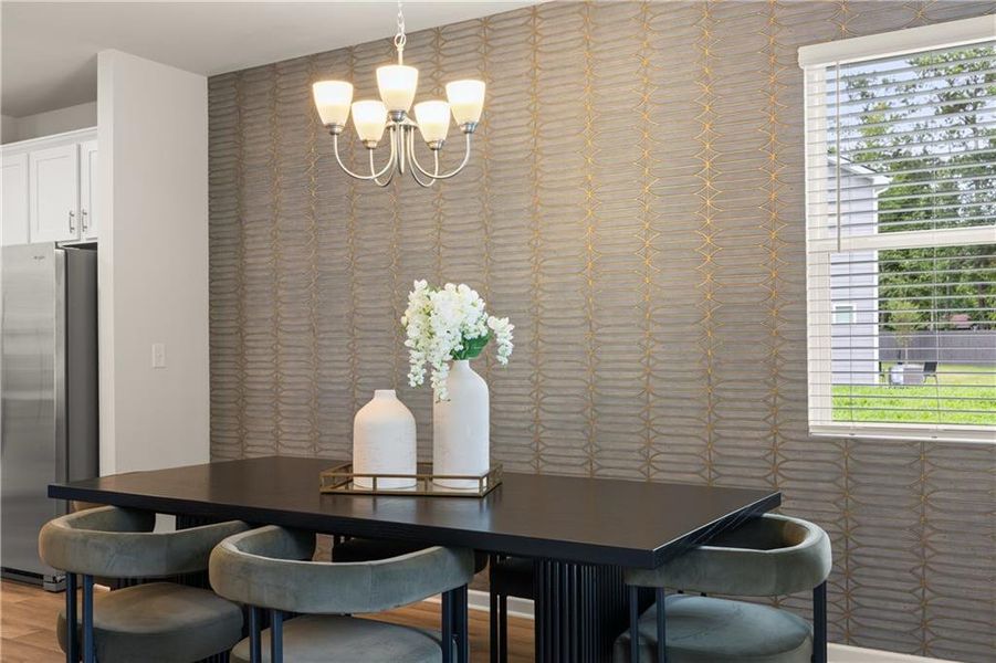 Furnished interior view inside a new home in Walden Park - The Retreat, Jonesboro (Image 41).
