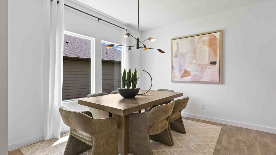 Furnished interior view inside a new home in Emberly, Beasley (Image 9).