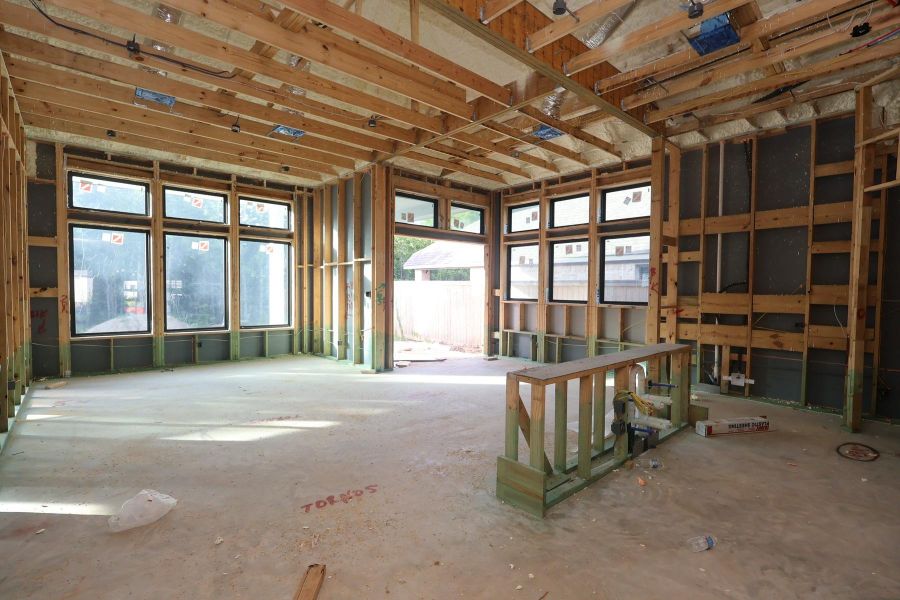 In-progress construction of a new home in Kresston - Enclave Collection, Montgomery, TX (Image 5).