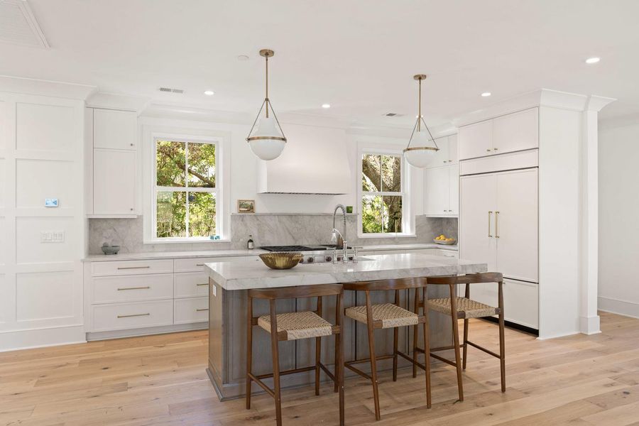 Furnished interior view inside a new home in , Isle Of Palms (Image 9). Furnished interior view inside a new home in , Isle Of Palms (Image 9).