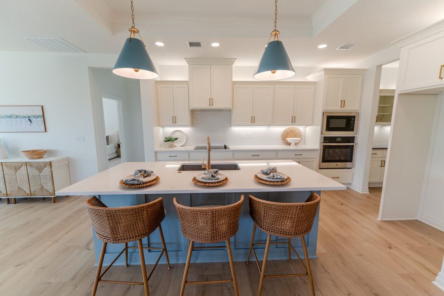 Representative furnished interior of a home built from the Casina by Perfection Builders in The Courtyards at The Heritage, Andover (Image 5).