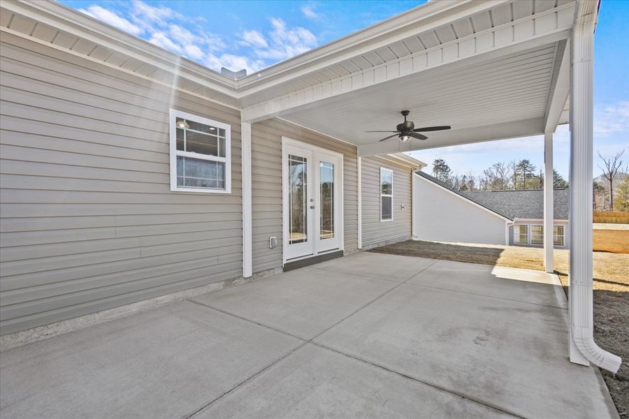 Representative exterior photo of a completed home built from the Brentwood by Enchanted Homes in Mills Gin, Campobello, SC (Image 19).