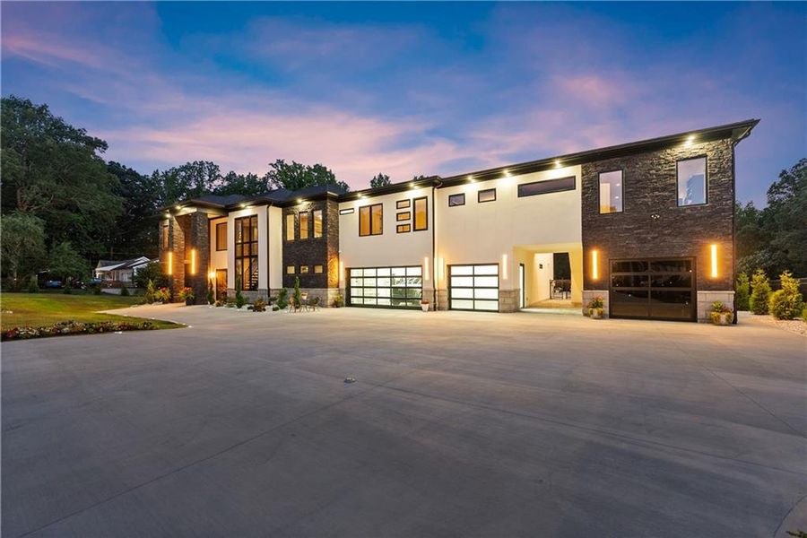 Front exterior of a new home in , Lawrenceville, GA, highlighting curb appeal (Image 27).
