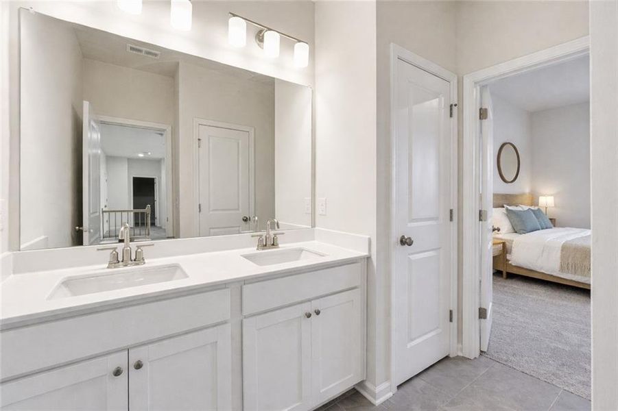 Furnished interior view inside a new home in Carmichael Farms, Canton (Image 5).