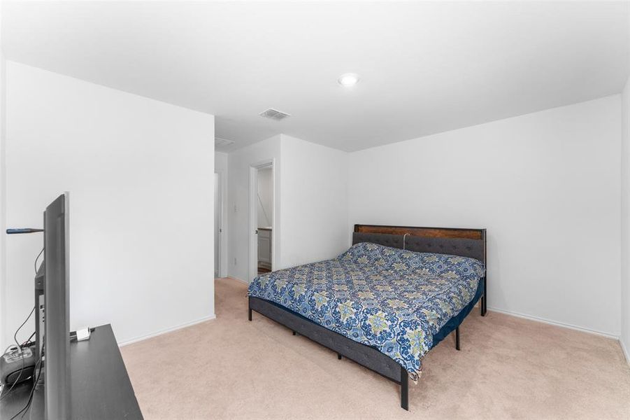 Bedroom featuring carpet floors Bedroom featuring carpet floors