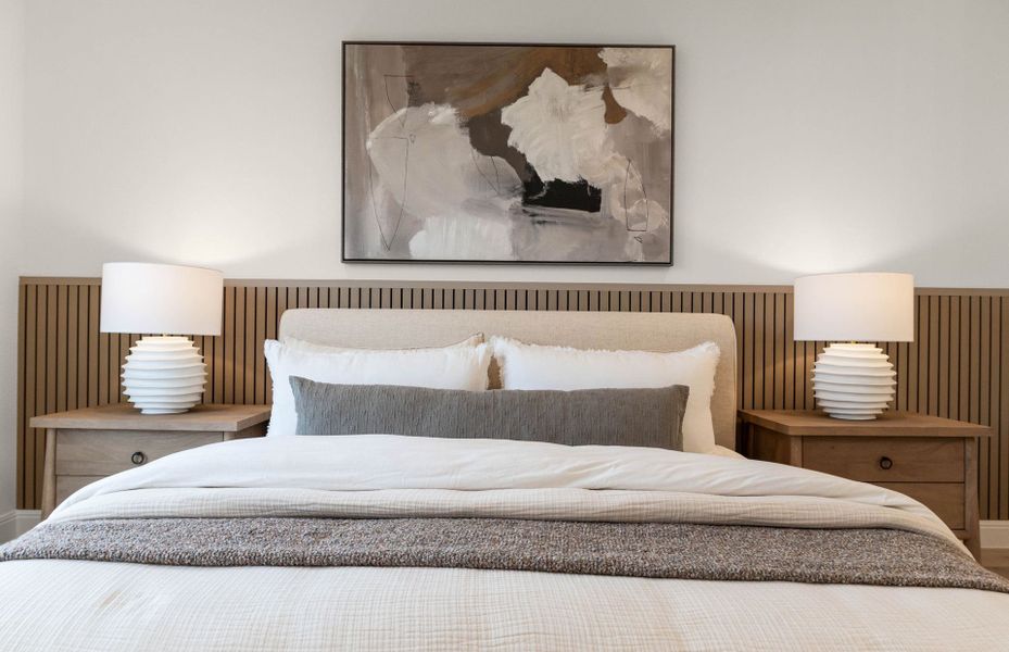 Representative furnished interior of a home built from the Mystique by Del Webb in Del Webb Austin at Lost Pines, Bastrop (Image 49).