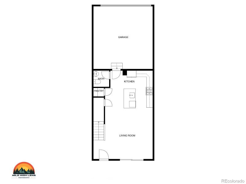2D floor plan layout of this home in Green Gables, Denver, CO (Image 7).