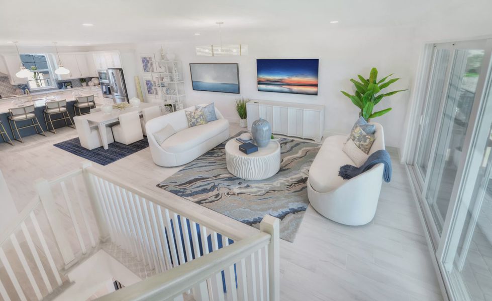 Furnished interior view inside a new home in Verona Oceanside, Ormond Beach (Image 30).