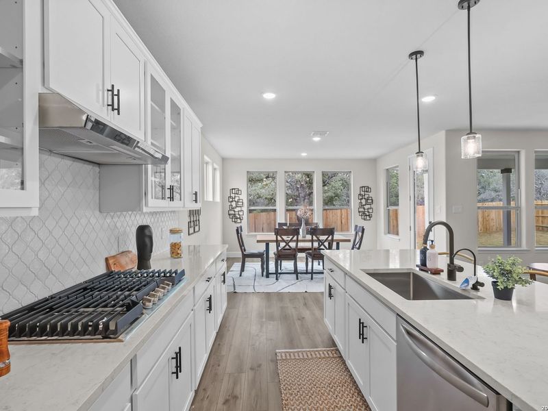 Furnished interior view inside a new home in The Reserve at Potranco Oaks, Castroville (Image 19).