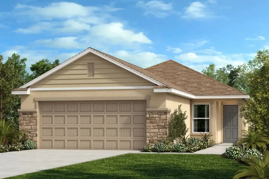 Exterior F with optional stone Exterior F with optional stone