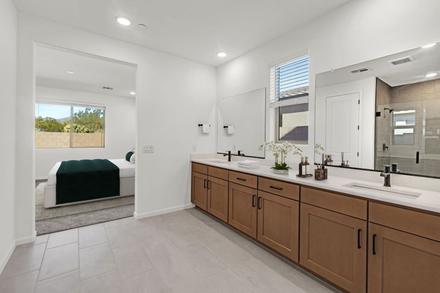 Furnished interior view inside a new home in Montelena, Marana (Image 11).