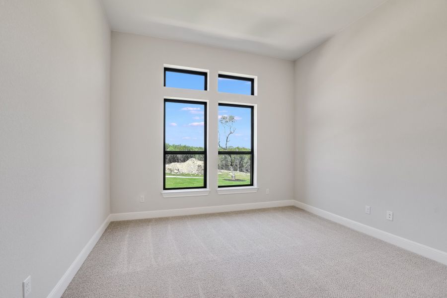 Representative unfurnished interior of a home built from the San Simeon I by Giddens Homes in Clearwater Ranch, Liberty Hill (Image 502).