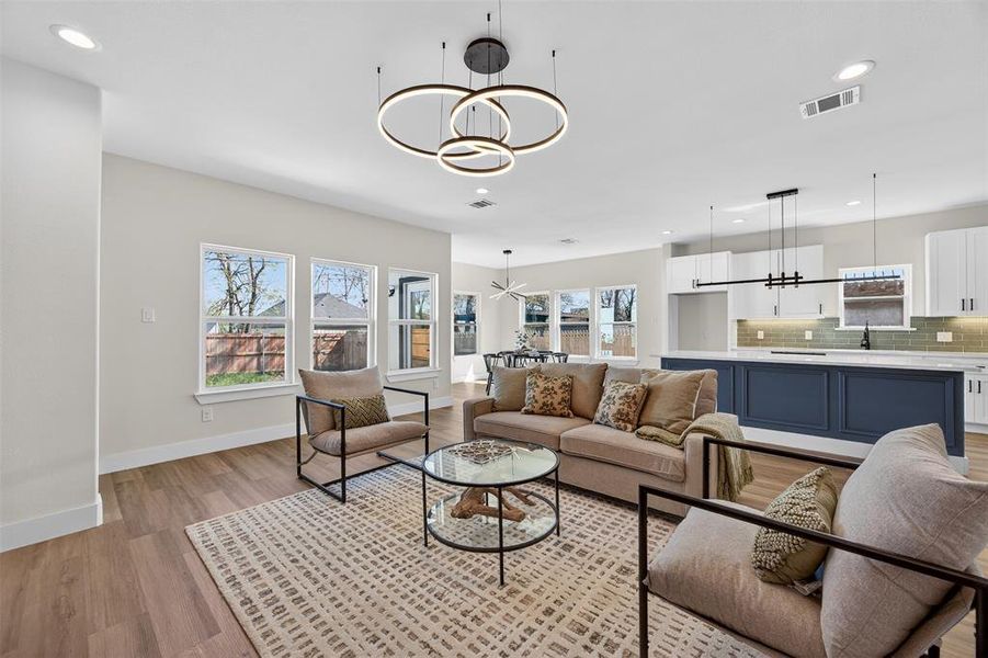 Furnished interior view inside a new home in , Fort Worth (Image 26).