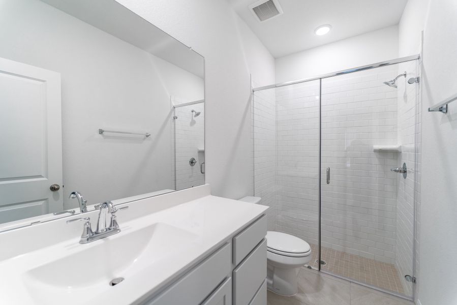 Furnished interior view inside a new home in Sunfield, Buda (Image 8).