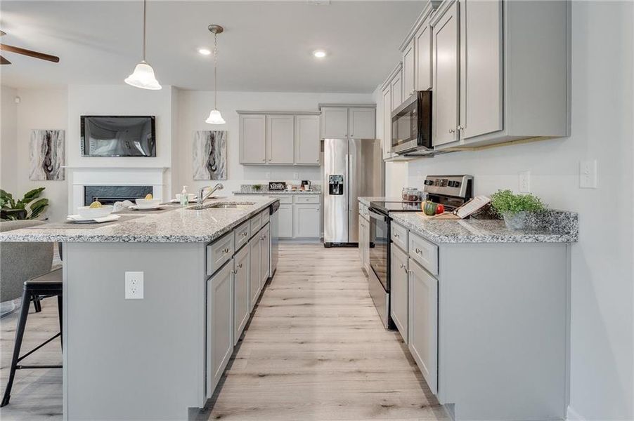Furnished interior view inside a new home in Creekside Village, Lithonia (Image 18).