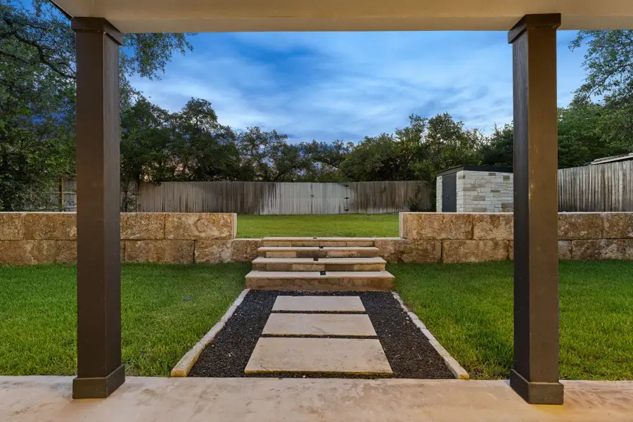 Exterior details and patio area of a home in , Leander (Image 3).