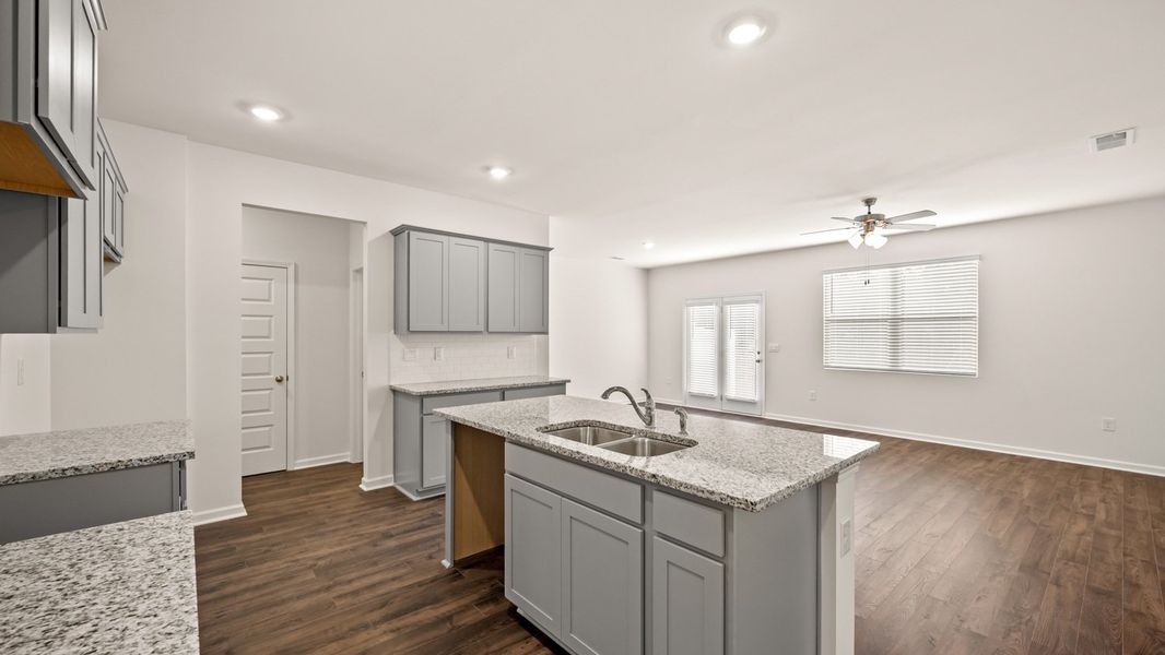 Furnished interior view inside a new home in Echo Glen, Stockbridge (Image 6).