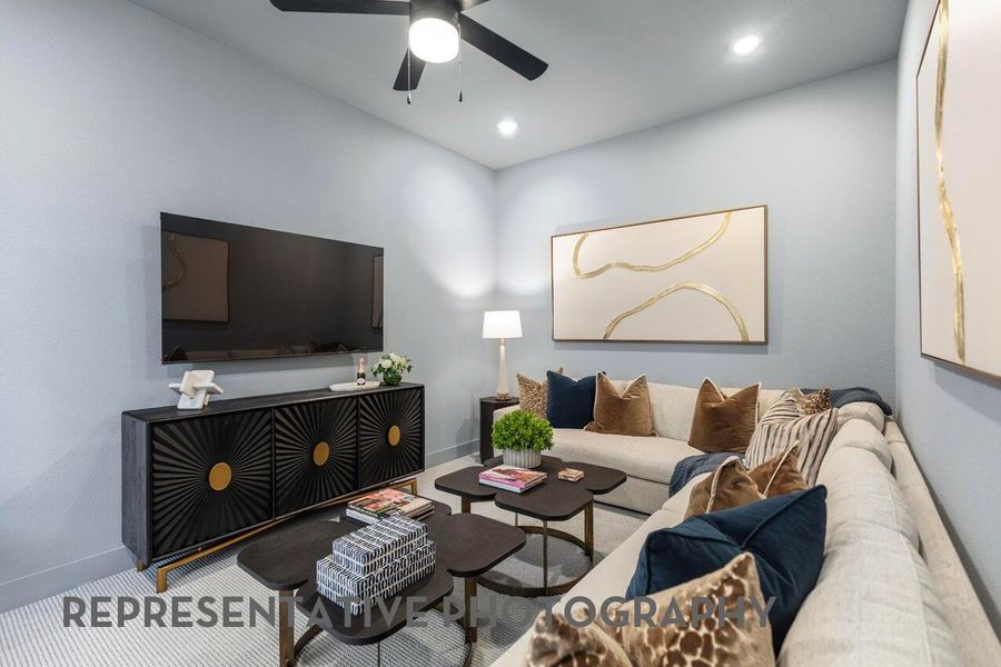 Furnished interior view inside a new home in Jordan Ranch, Fulshear (Image 6).