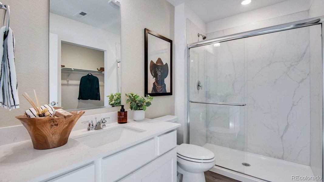 Furnished interior view inside a new home in The Ridge at Lorson Ranch, Colorado Springs (Image 18).