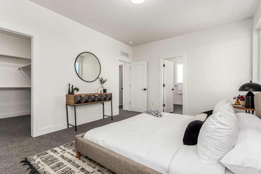 Furnished interior view inside a new home in West Grange, Longmont (Image 22).