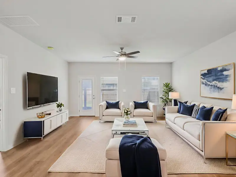 Furnished interior view inside a new home in , Marion (Image 4). Furnished interior view inside a new home in , Marion (Image 4).