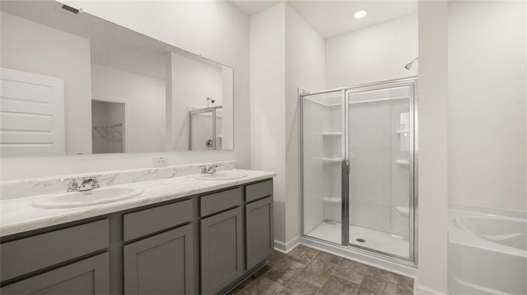 Furnished interior view inside a new home in The Reserve at Calcutta, Stockbridge (Image 6).