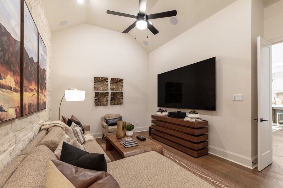 Representative Entertainment Room - some options shown Representative Entertainment Room - some options shown