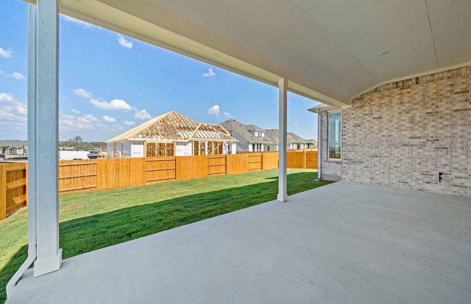 Representative exterior details of a home built from the Electra by Pulte Homes in 6 Creeks, Kyle (Image 3).