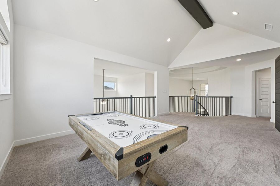 Furnished interior view inside a new home in Elyson, Katy (Image 12).