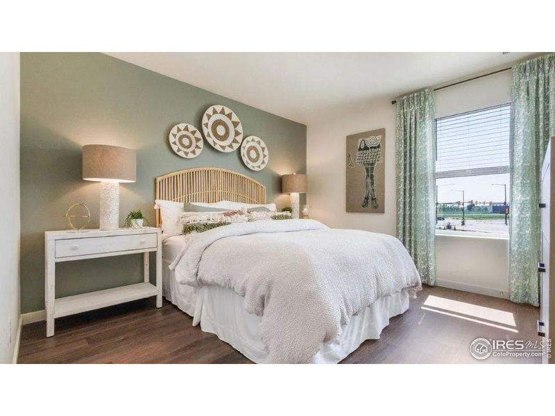 Furnished interior view inside a new home in Fossil Creek Ranch, Windsor (Image 14).