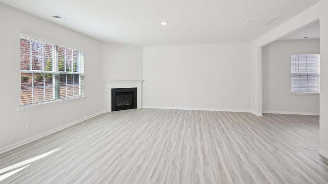 Representative unfurnished interior of a home built from the Columbia by D.R. Horton in Twinleaf Meadows, Monroe (Image 15).