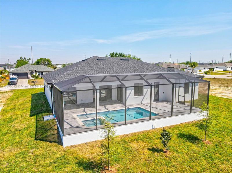 Front exterior of a new home in , Cape Coral, FL, highlighting curb appeal (Image 30).