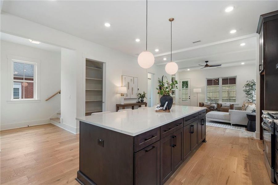Furnished interior view inside a new home in , Atlanta (Image 54).