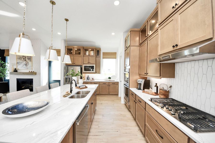 Furnished interior view inside a new home in Meridiana, Manvel (Image 22).