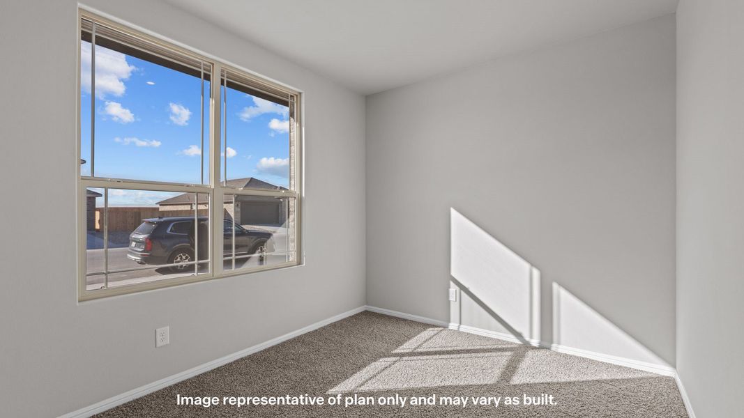 Representative furnished interior of a home built from the Starkville by D.R. Horton in Mustang Ridge, Andrews (Image 7). Representative furnished interior of a home built from the Starkville by D.R. Horton in Mustang Ridge, Andrews (Image 7).