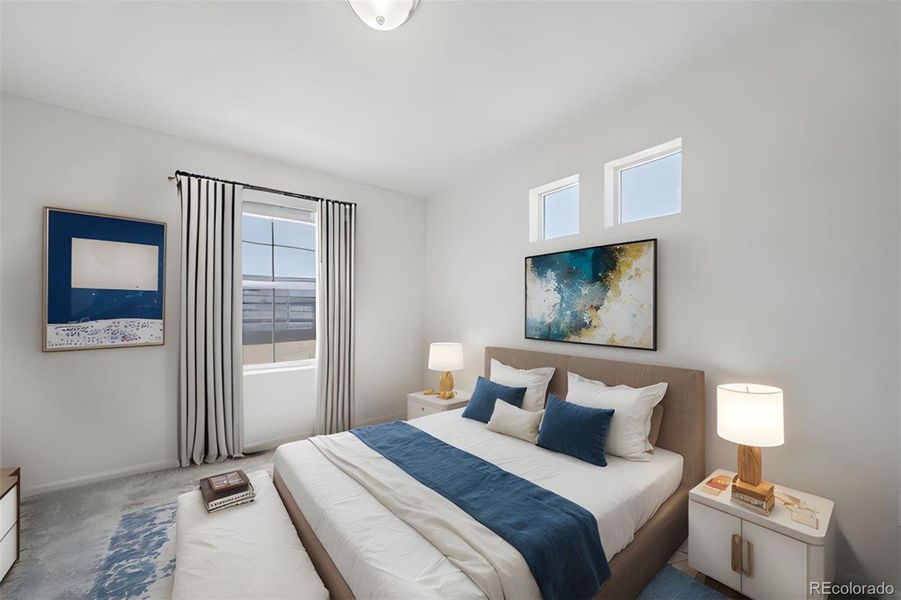 Furnished interior view inside a new home in Reunion, Commerce City (Image 5).