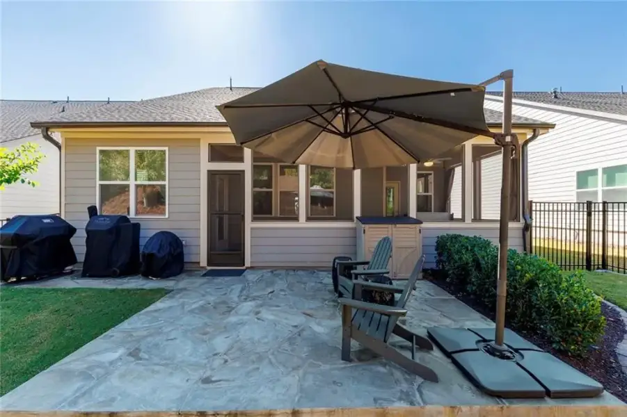 Exterior details and patio area of a home in , Canton (Image 31). Exterior details and patio area of a home in , Canton (Image 31).